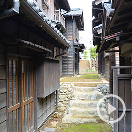 Merchant street of the Showa era